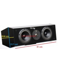 JBL XTI Center hoparlör, siyah, 51 cm, 10 kg, 25.8 cm yükseklik, 19.7 cm derinlik