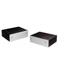 Cary Audio CAD 500 MB Güç Amplifikatörü, gümüş ve siyah, kompakt tasarım