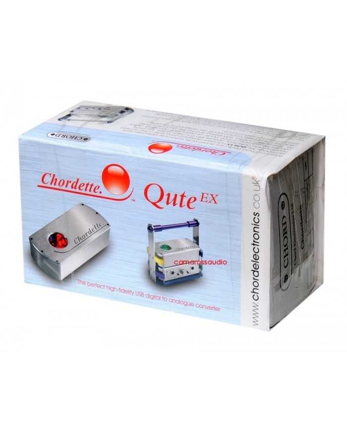 Chordette Qute EX DAC DSD USB dijital analog dönüştürücü ve güç kaynağı kutusu