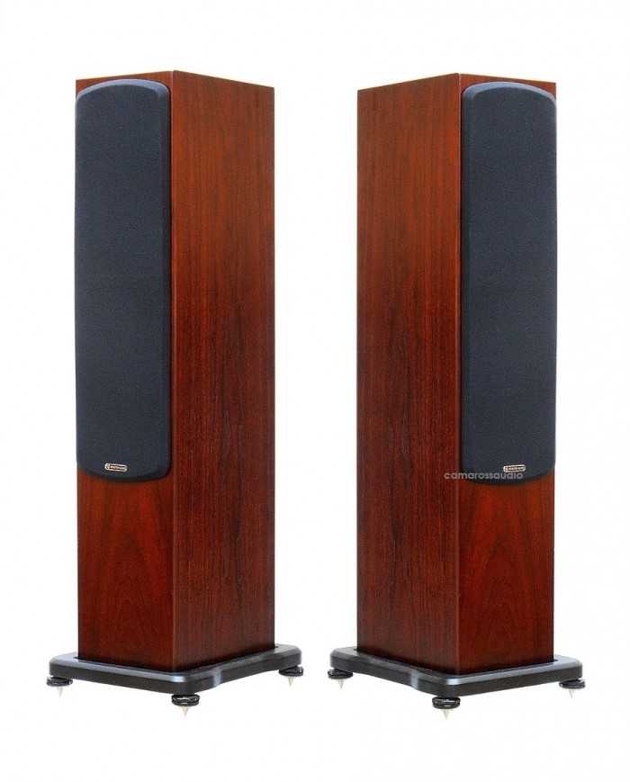 Monitor Audio RX-6 bookshelf hoparlörler, ahşap kaplama, siyah ön panel