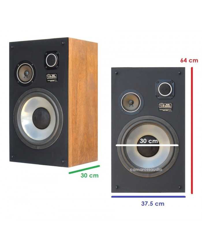 A&D ARX-360PL vintage hoparlör, 30 cm woofer, ahşap kabin