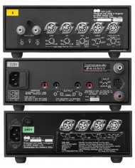 Naim NAC62 Preamp ve NAP90 Poweramp, arka panel detayları