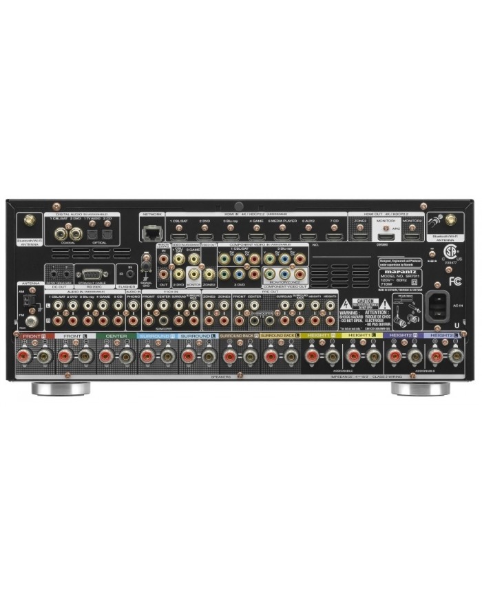 Marantz SR-7011 9.2-channel home theater receiver with Wi-Fi, Dolby Atmos, DTS:X, and HEOS Marantz SR-7011 9.2-channel home theater receiver with Wi-Fi, Dolby Atmos, DTS:X, and HEOS