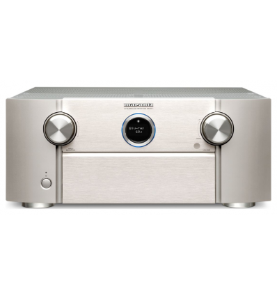 and | Atmos, with Audio SR-7011 Hifi HEOS Detail theater High Dolby Wi-Fi, DTS:X, camaross home - (Silver) 9.2-channel receiver Marantz