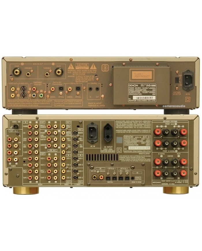 Denon AVC-A1 Amplifier DVD-5000 Player - DAC