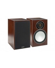 Monitor Audio Silver 2 ceviz rafa monte hoparlörler, siyah ön panel