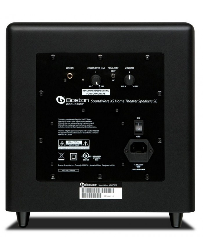 Boston Acoustics SoundWare XS Special Edition Home Theater Speaker System