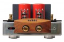 Pathos Classic One MK I tüplü amfi, ahşap ve metal gövde, kırmızı kondansatörler