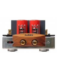 Pathos Classic One MK I tüplü amfi, ahşap ve metal gövde, kırmızı kondansatörler