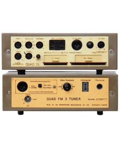 QUAD 303 Power 33 Preamplifier 3 FM stereo Tuner QUAD 303 Power 33 Preamplifier 3 FM stereo Tuner