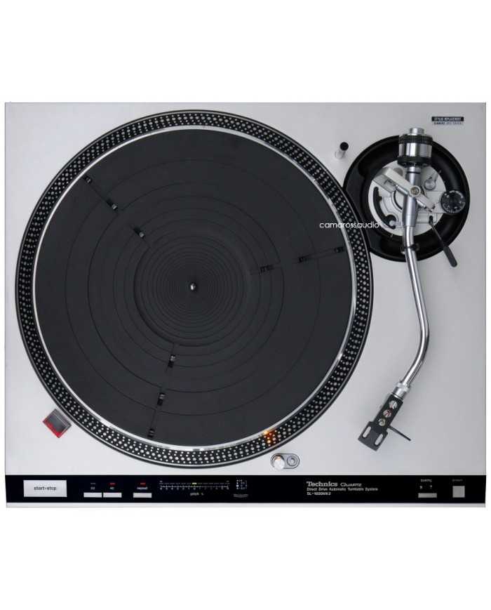 Technics SL-1600MK2 beyaz otomatik pikap, direkt drive, quartz, gümüş tonearm.