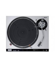 Technics SL-1600MK2 beyaz otomatik pikap, direkt drive, quartz, gümüş tonearm.
