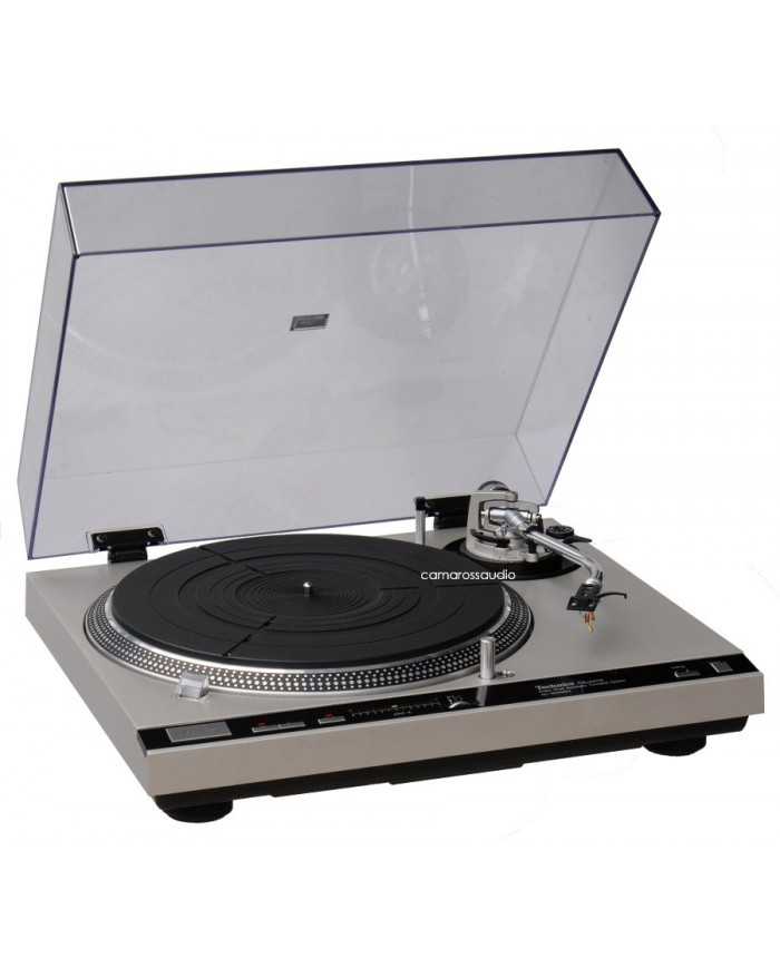 Technics SL-1600 mk2 pikap, gümüş renk, otomatik kol, kapaklı