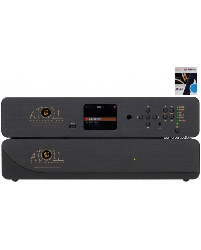 Atoll ST100 SE Preamp AM200 Poweramp ( DAC Streamer Bluetooth Wireless )