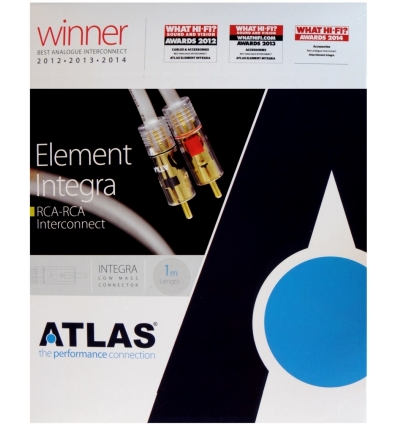 Atlas Element Integra Audio Interconnect, RCA-RCA, 1 mt