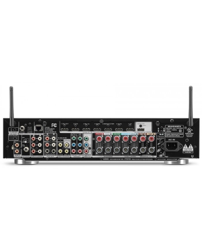 Marantz NR1608 7.2 Channel Full 4K Ultra HD Network AV Receiver 