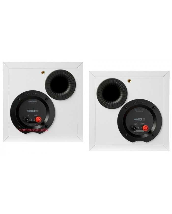 Monitor Audio Monitor 50 beyaz kompakt hoparlör, 8 ohm, 70W