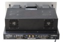 Audio Research CL-60 Güç Amplifikatörü, siyah, arka panel çıkışları ve havalandırmalı kapağı ile