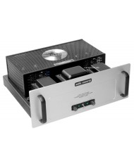 Audio Research CL-60 High Definition Stereo Power Amplifier gümüş renkte, ön panel ve kulplu.