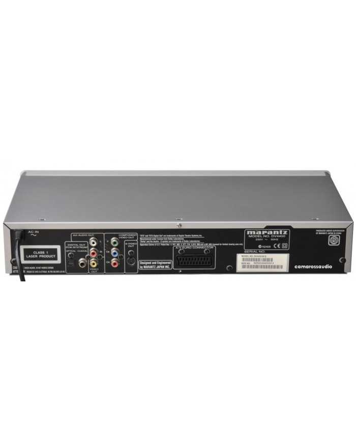 Marantz DV-4400 DVD oynatıcı arka panel bağlantı noktaları gümüş kasa