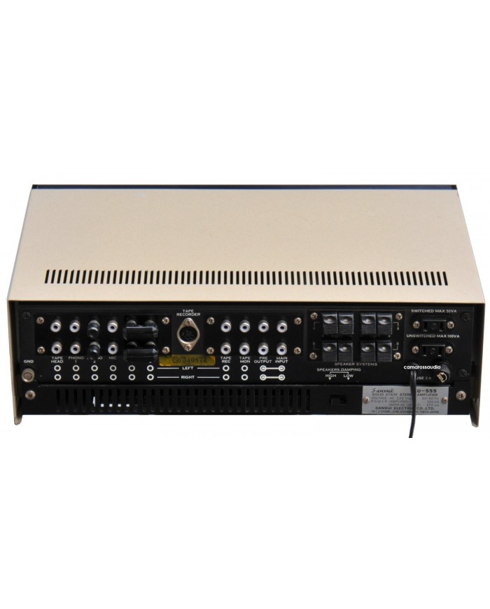 Sansui AU-555 Solid State Stereo Amplifier