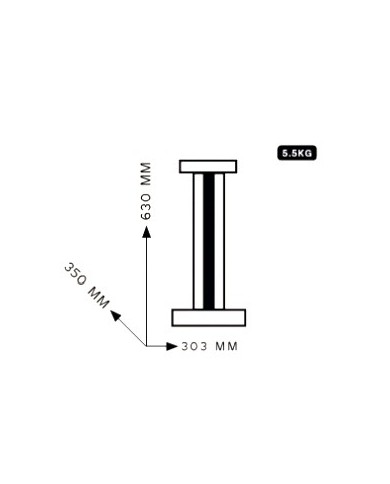 Chario Constellation DELPHINUS stand, walnut