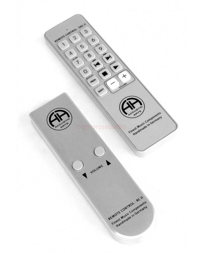Accustic Arts System SRC II/RC II kumanda, gümüş renkli, Almanya yapımı hi-fi aksesuar.