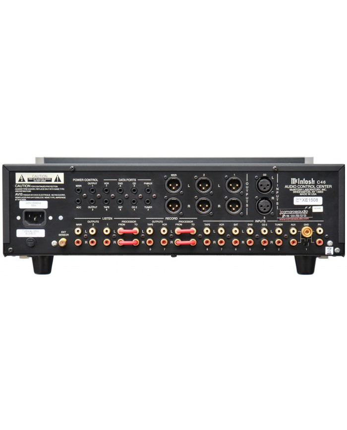 McIntosh C46 Preamp Audio Control Center Preamplifier