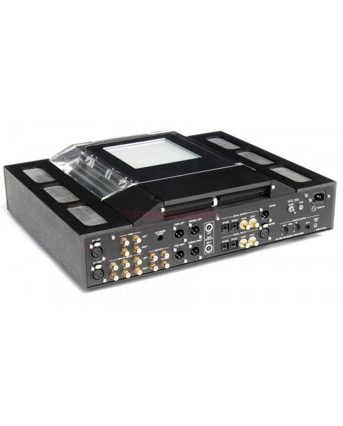 Krell KPS 25sc Playback System siyah, dijital ve analog giriş/çıkışlı ses sistemi.