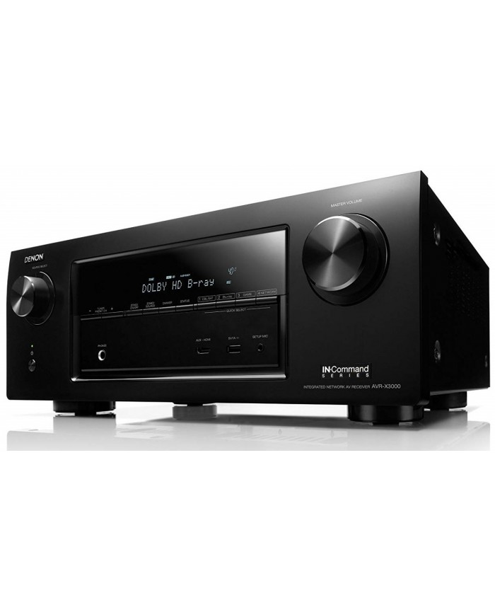 Denon AVR-X3000 7.2-Channel 4K Ultra HD Networking AirPlay and