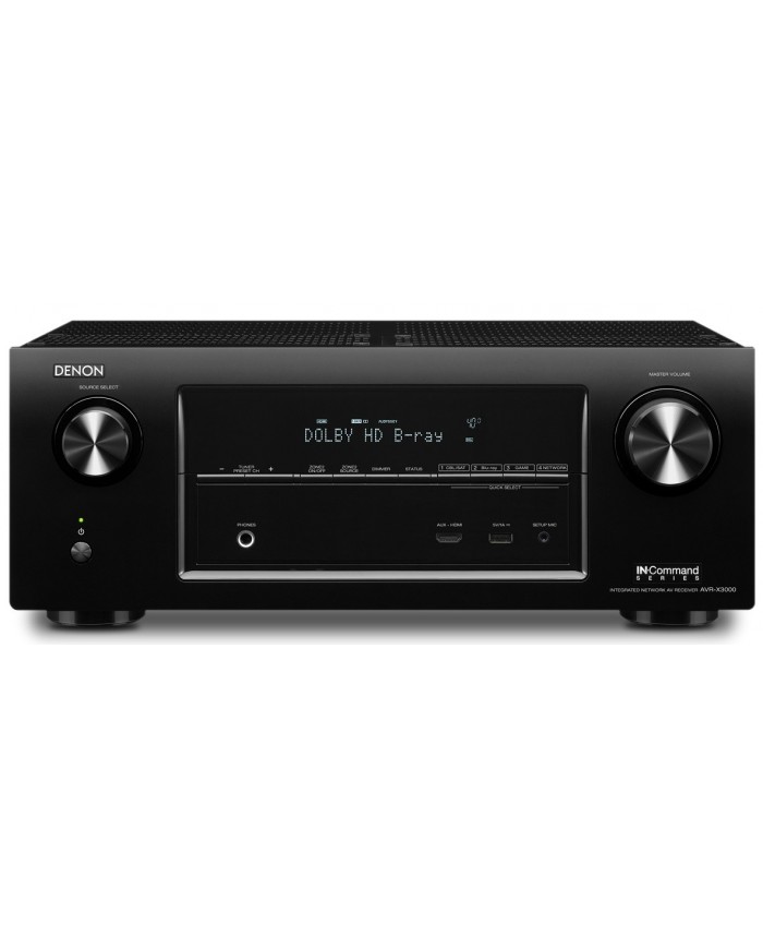 Denon AVR-X3000 7.2-Channel 4K Ultra HD Networking AirPlay and Streaming