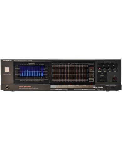 Technics SH-8066 Graphic Equaliser / Spectrum Analyser & RP-3800E Electret Condenser Microphone