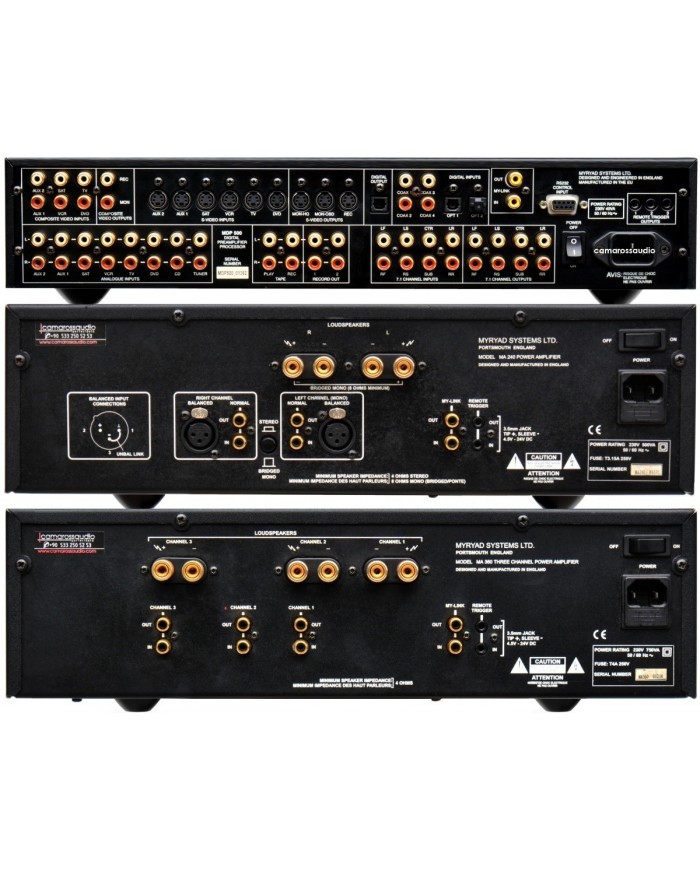 MYRYAD MDP500 Pre - MA360 - MA240 Power amplifier MYRYAD MDP500 Pre - MA360 - MA240 Power amplifier