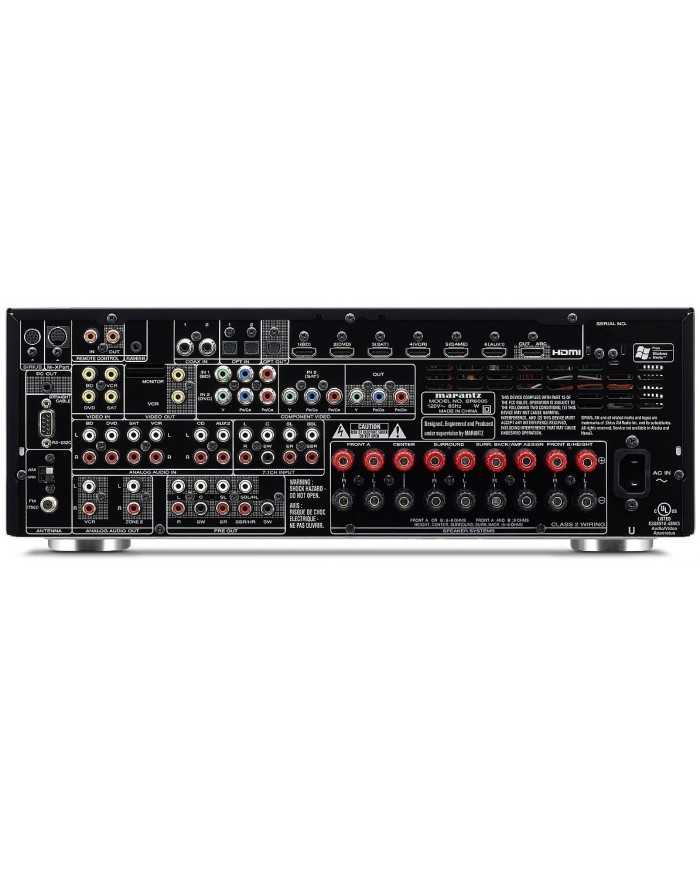 Marantz SR6005 AV Receiver - Arka Panel Bağlantıları
