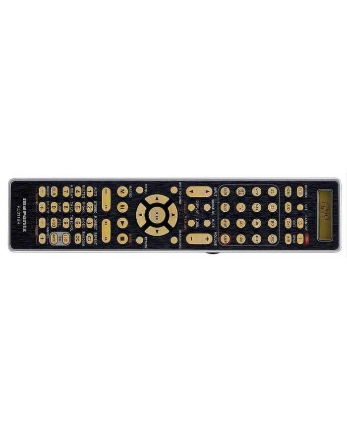 Marantz RC011SR uzaktan kumanda, siyah ve altın rengi