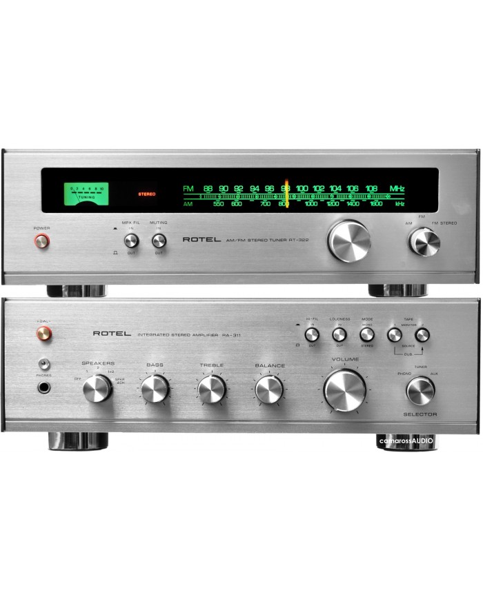 Rotel RA-311 Amplifier RT-322 Tuner