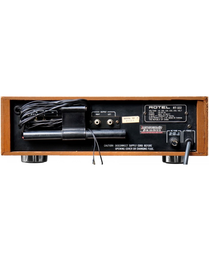 Rotel RA-311 Amplifier RT-322 Tuner