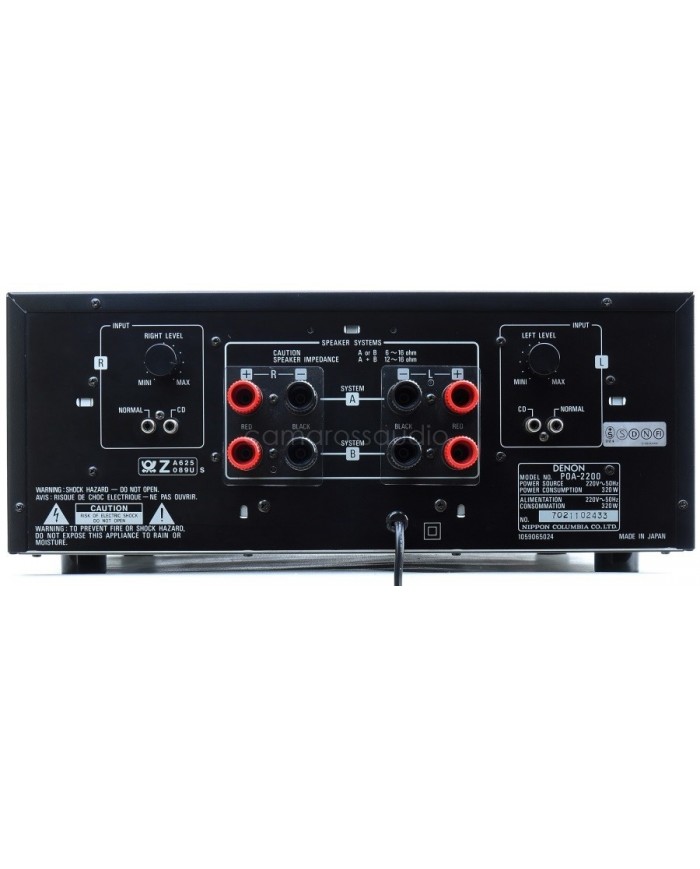 Denon POA 2200 Power PRA 1100 Preamplifier