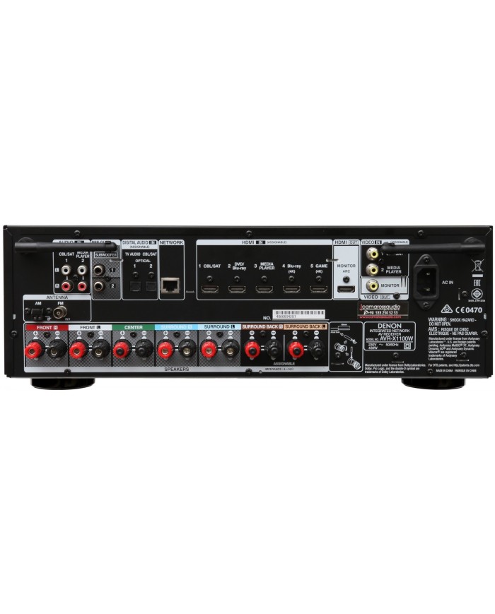 Denon AVR-X1100W 7.2 Kanal Full 4K Ultra HD Bluetooth WiFi