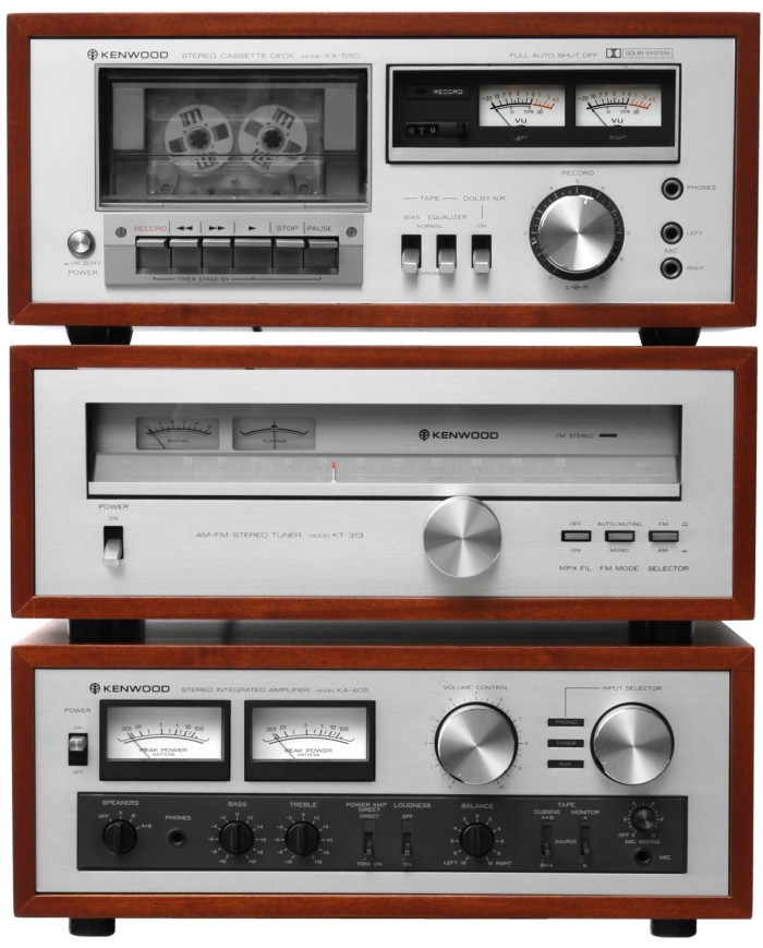 Kenwood Trio KA-405 Amp. / KT-313 Tuner / KX-550 Cassette Deck