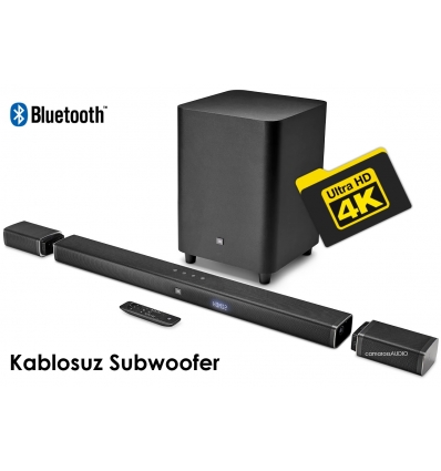 jbl 5.1 4k ultra hd soundbar & truewireless speakers / Wireless Subwoofer