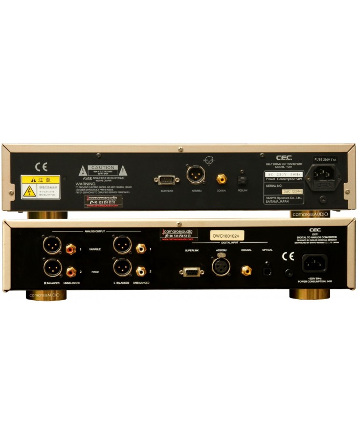 CEC DX71 Dac - Preamp & TL51 Cd transport ( Class "A" )