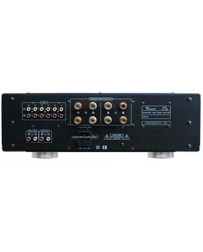 Vincent SV-236 Hibrit Tüplü Stereo Amfi Arka Panel Bağlantıları