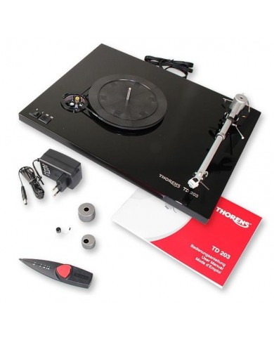 Thorens TD 203 Turntable ( Parlak Siyah ) Thorens TD 203 Turntable ( Parlak Siyah )