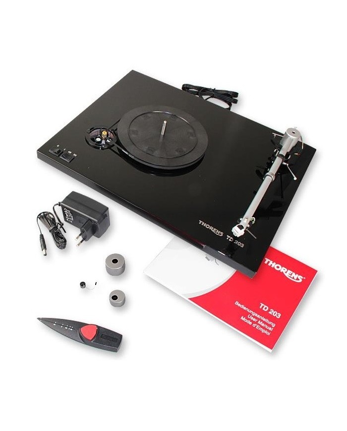 Thorens TD 203 Turntable ( Parlak Siyah ) Thorens TD 203 Turntable ( Parlak Siyah )