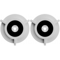 NAB Hub Adapters White ( for 10.5'' Reel to reel tape )