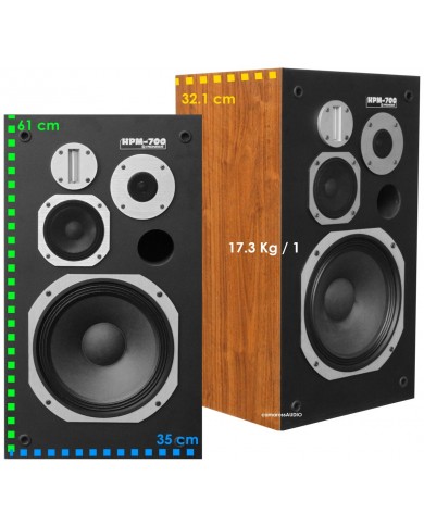 Pioneer HPM-700 Size