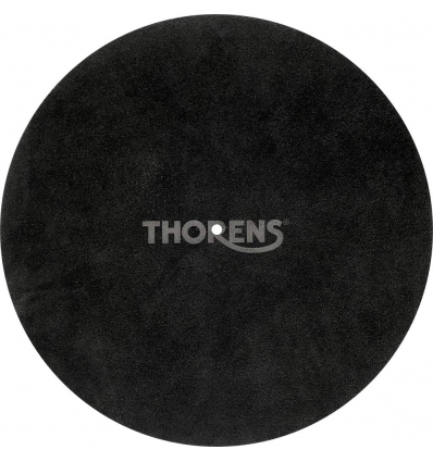 Thorens Platter Mat Leather Black ( Deri )