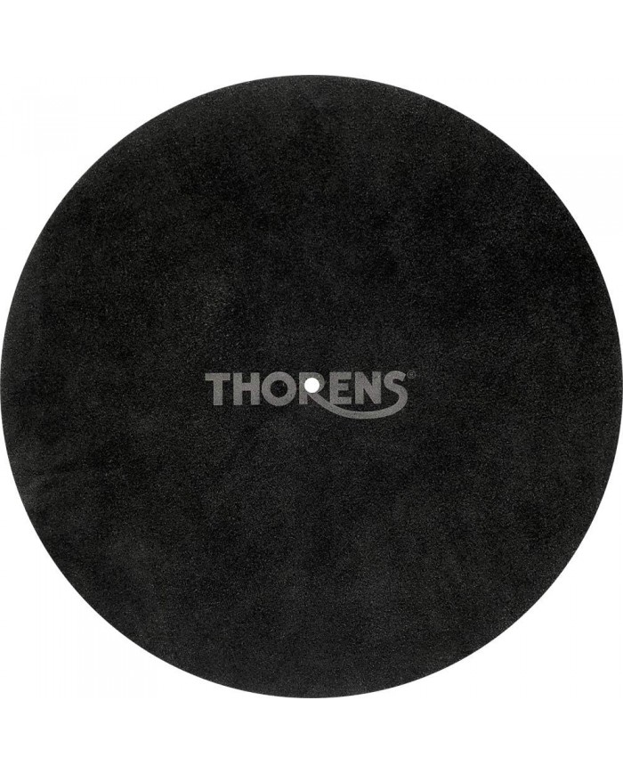 Thorens Platter Mat Leather Black ( Deri )