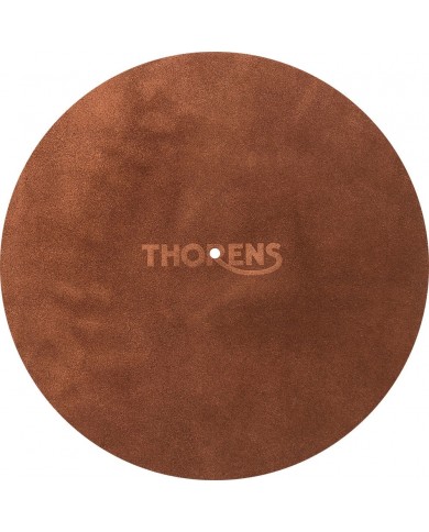 Thorens Platter Mat Leather Brown ( Deri )